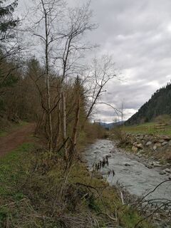 Foto von Dagmar Hofer entlang der Tour