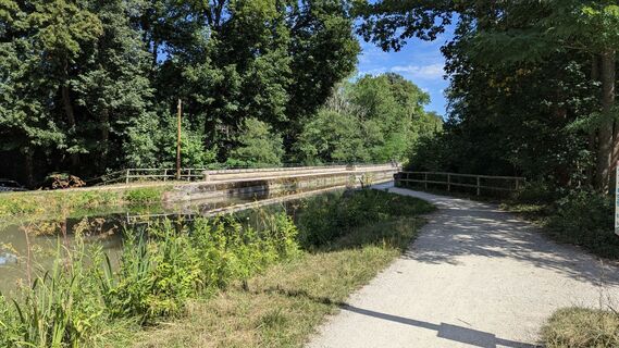 Photo de Ralph Schneck le long du parcours