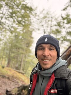 Foto von Maximilian Divischek entlang der Tour