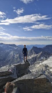 Foto von Lorenz Rainer entlang der Tour