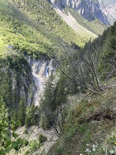 Photo de Astrid le long du parcours