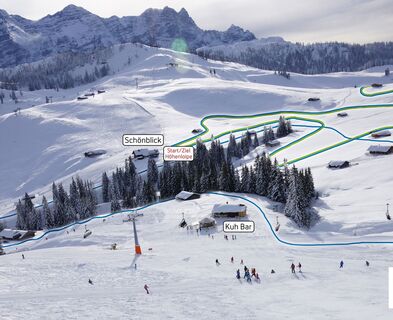 Plan Winterwanderg/Loipenplan Almenwelt Lofer