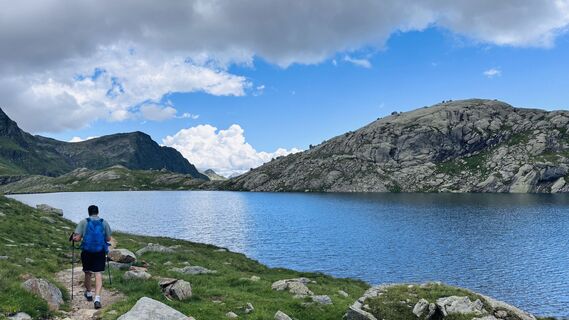 Zdjęcie z Eva Theiß wzdłuż trasy