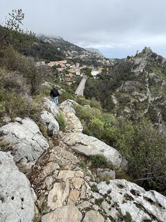 Photo de Christian Husek le long du parcours