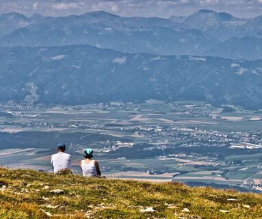 Aussicht vom Größing in das Judenburg- Knittelfelder Becken