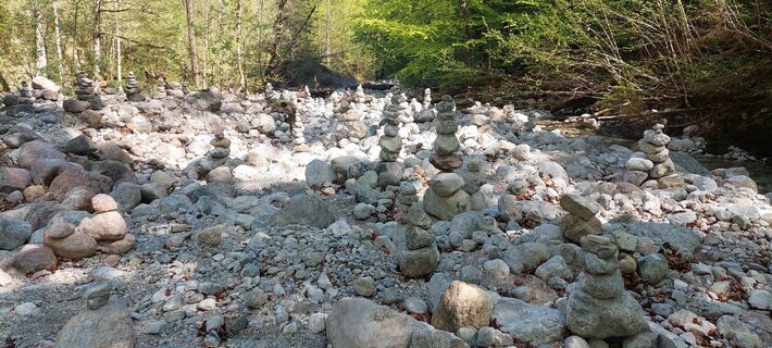 Foto von Michael Lhotka entlang der Tour