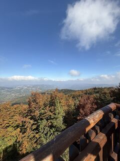 Zdjęcie z Manuel Toninello wzdłuż trasy