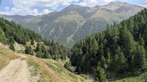 Foto de Stefano Manzoni a lo largo del recorrido