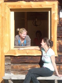 Almhütte auf der Maurachalm