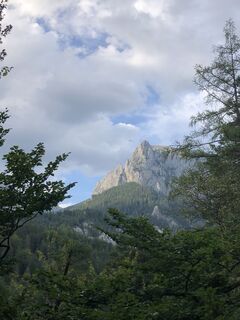 Foto von Barbara Schober entlang der Tour