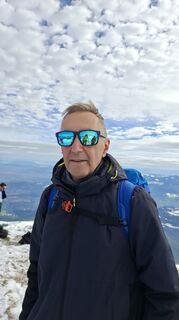 Fotografia z Sase Dinev na trase