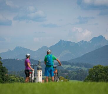 Blick auf die Alpen