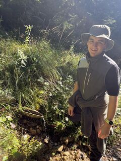 Photo de Motzi le long du parcours