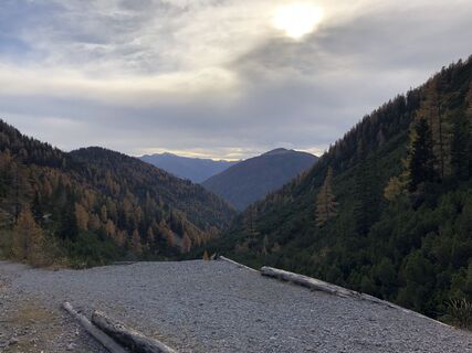 Photo de Tom Wieser le long du parcours