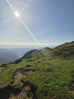 Foto von Darija Zmavc entlang der Tour
