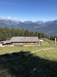 Foto von Larissa linser entlang der Tour