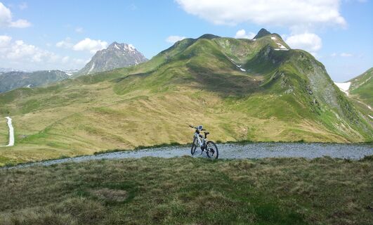 Abfahrt von Panorama Alm