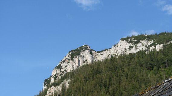 Blick zum Gipfel vom Steirischen Jokl
