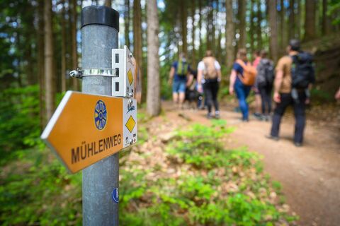 Wanderschild Mühlenweg