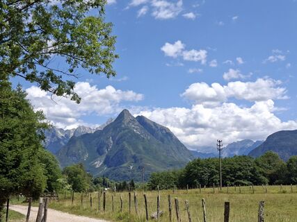 Foto de Andrea Brazier a lo largo del recorrido