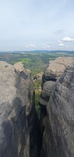 Foto von Moni entlang der Tour