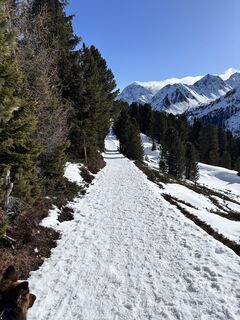 Foto de Olaf Sennhenn a lo largo del recorrido