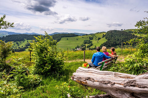 Ausblick vom oberen Panoramaweg Aitern