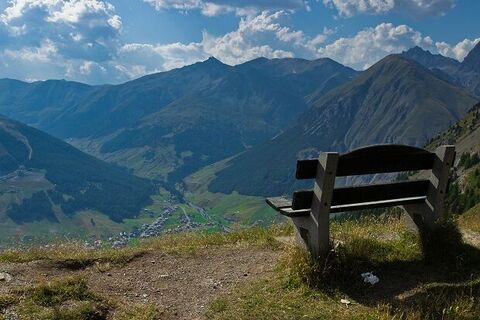 Blick auf Livigno
