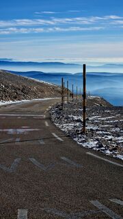 Foto de Fabrizi Mellano a lo largo del recorrido