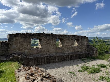 Photo de Norbert Herbig le long du parcours