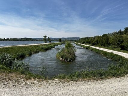 Foto de Andrea Opitz-Jandrisits a lo largo del recorrido