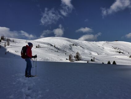 Blick zur Grünleitennock Bergstation