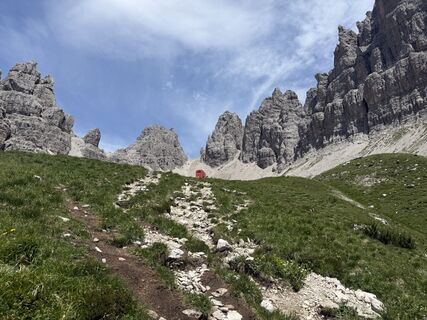 Foto de Henk Dijkstra a lo largo del recorrido