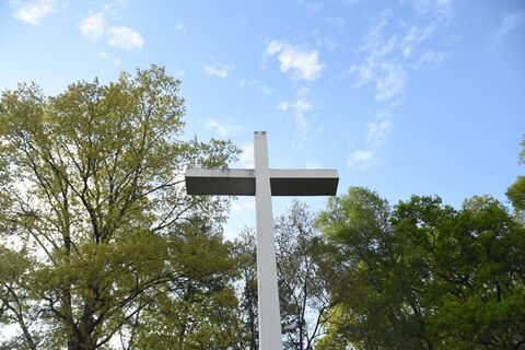 nach knapp 300 Höhenmetern: Das Ostlandkreuz