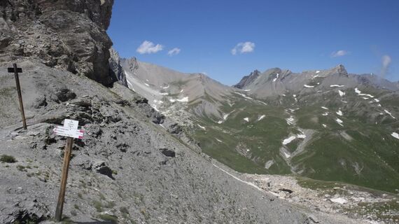 Panorama vom Pichl di Bellino zum Wengen Zahnkofel - Foto: Fabio Giannetti