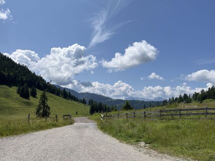 Foto von Heinz Sperl entlang der Tour