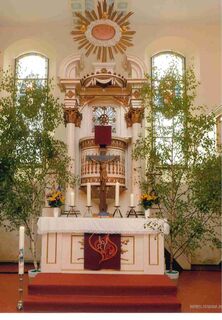 Altar in der Kirche Waldkirchen