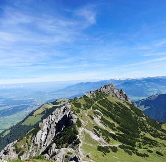 Blick vom Garsellikopf auf die Drei Schwestern