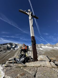 Photo de Herbert Bittersam le long du parcours
