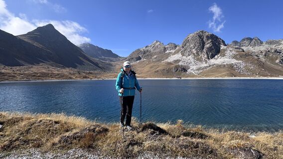 Photo de A.C. le long du parcours