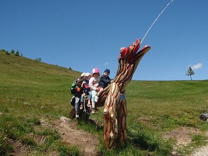 Erlebnispunkt Nockdrache auf der Millstätter Alpe