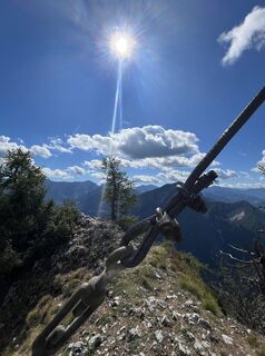 Foto von Maria Kristan entlang der Tour