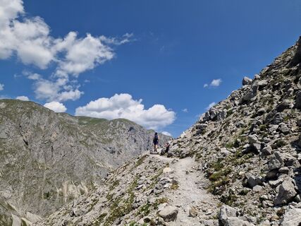Foto von Peter Mandl entlang der Tour
