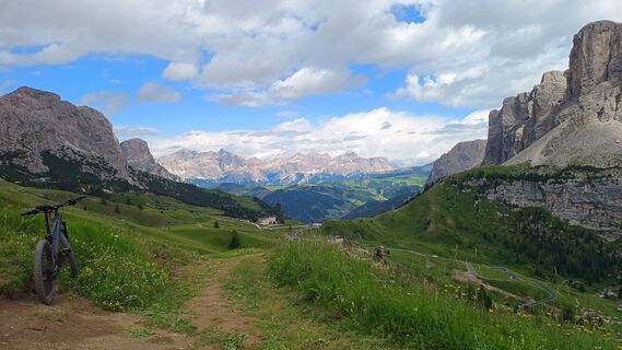 Foto von Baumi entlang der Tour