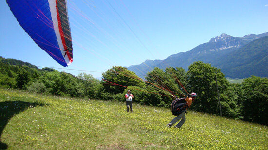 Möglichkeit zum Paragleiten am Stöfflerberg