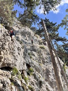 Photo de Marlies Berwein le long du parcours
