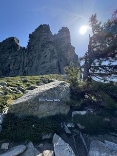 Foto von Gerda Pilz entlang der Tour