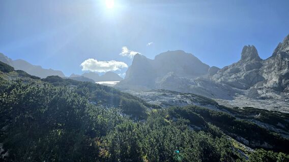 Foto von Veronika Strauss entlang der Tour