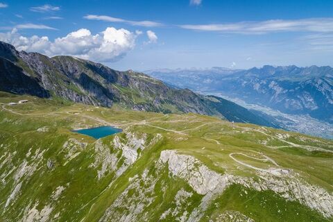 Der Wangsersee von oben