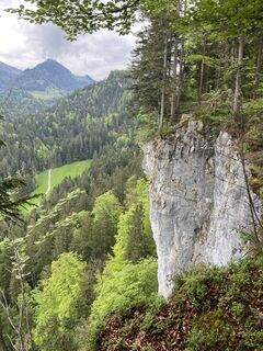 Foto von Roger Jörg entlang der Tour